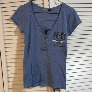 Harley-Davidson Blue Graphic Tee